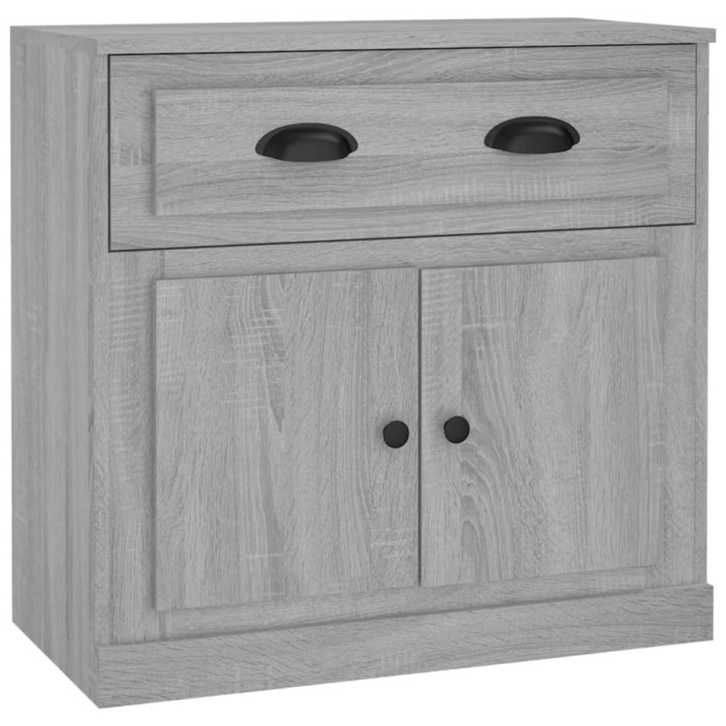 vidaXL Μπουφές Γκρι Sonoma 70x35,5x67,5 εκ. από Επεξεργασμένο Ξύλο