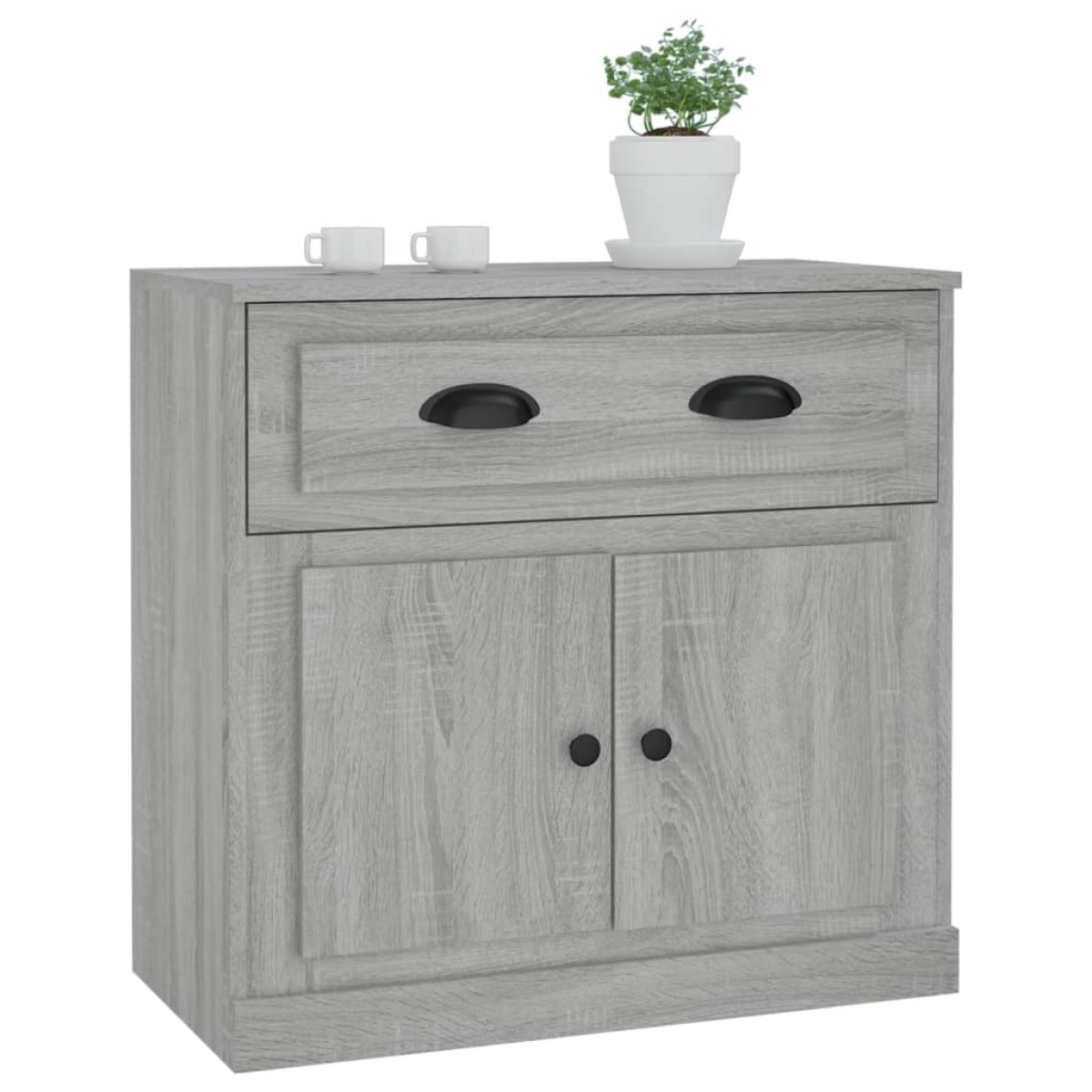 vidaXL Μπουφές Γκρι Sonoma 70x35,5x67,5 εκ. από Επεξεργασμένο Ξύλο