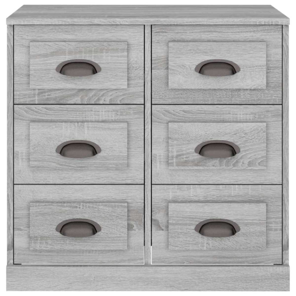 vidaXL Μπουφές Γκρι Sonoma 70x35,5x67,5 εκ. από Επεξεργασμένο Ξύλο