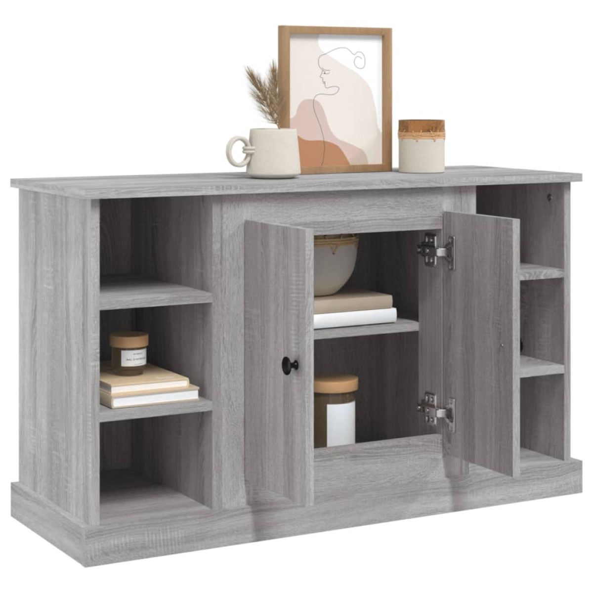 vidaXL Ντουλάπι Γκρι Sonoma 100x35,5x60 εκ. από Επεξεργασμένο Ξύλο