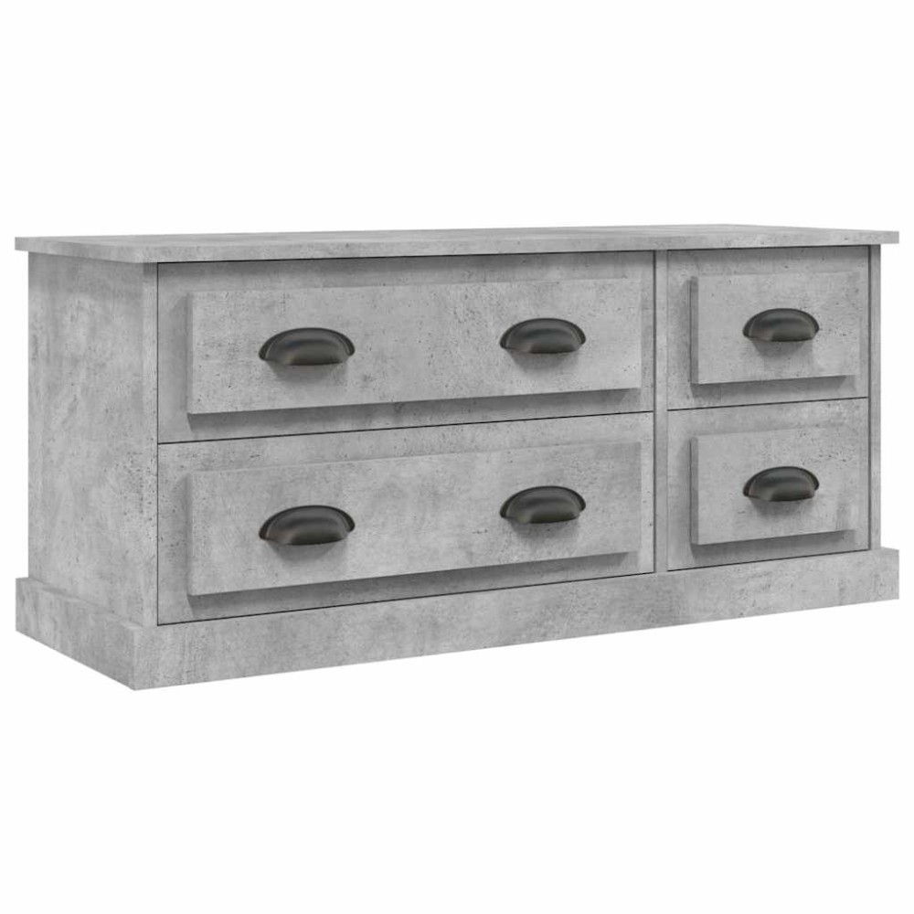 vidaXL Έπιπλο Τηλεόρασης Γκρι Σκυρ. 100x35,5x45 εκ. Επεξ. Ξύλο