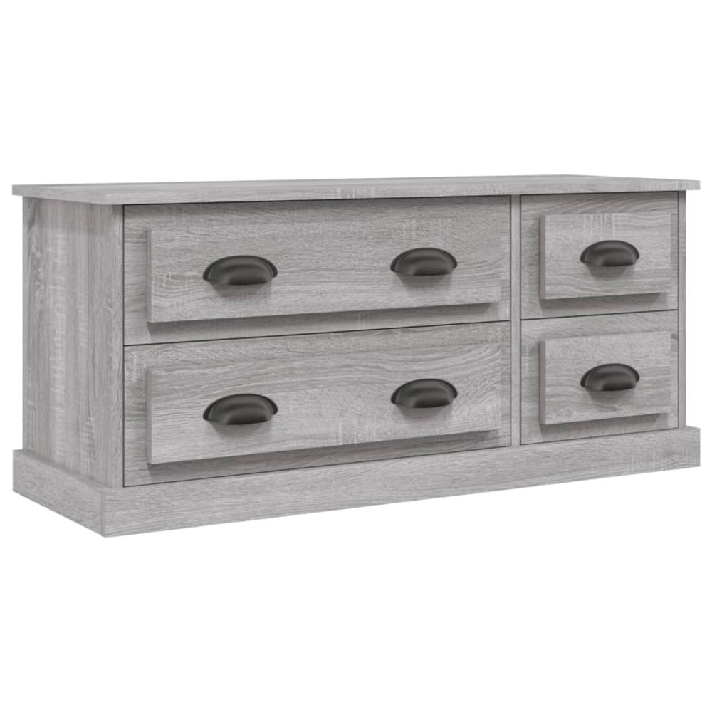 vidaXL Έπιπλο Τηλεόρασης Γκρι Sonoma 100x35,5x45 εκ. Επεξ. Ξύλο