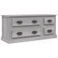 vidaXL Έπιπλο Τηλεόρασης Γκρι Sonoma 100x35,5x45 εκ. Επεξ. Ξύλο