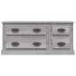 vidaXL Έπιπλο Τηλεόρασης Γκρι Sonoma 100x35,5x45 εκ. Επεξ. Ξύλο