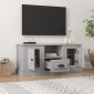 vidaXL Έπιπλο Τηλεόρασης Γκρι Sonoma 100x35,5x45 εκ. Επεξ. Ξύλο