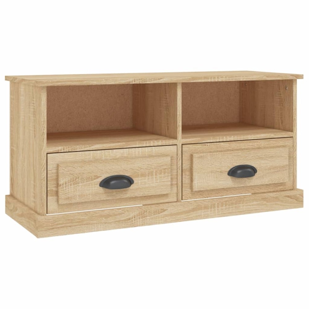 vidaXL Έπιπλο Τηλεόρασης Sonoma Δρυς 93x35,5x45 εκ. Επεξ. Ξύλο