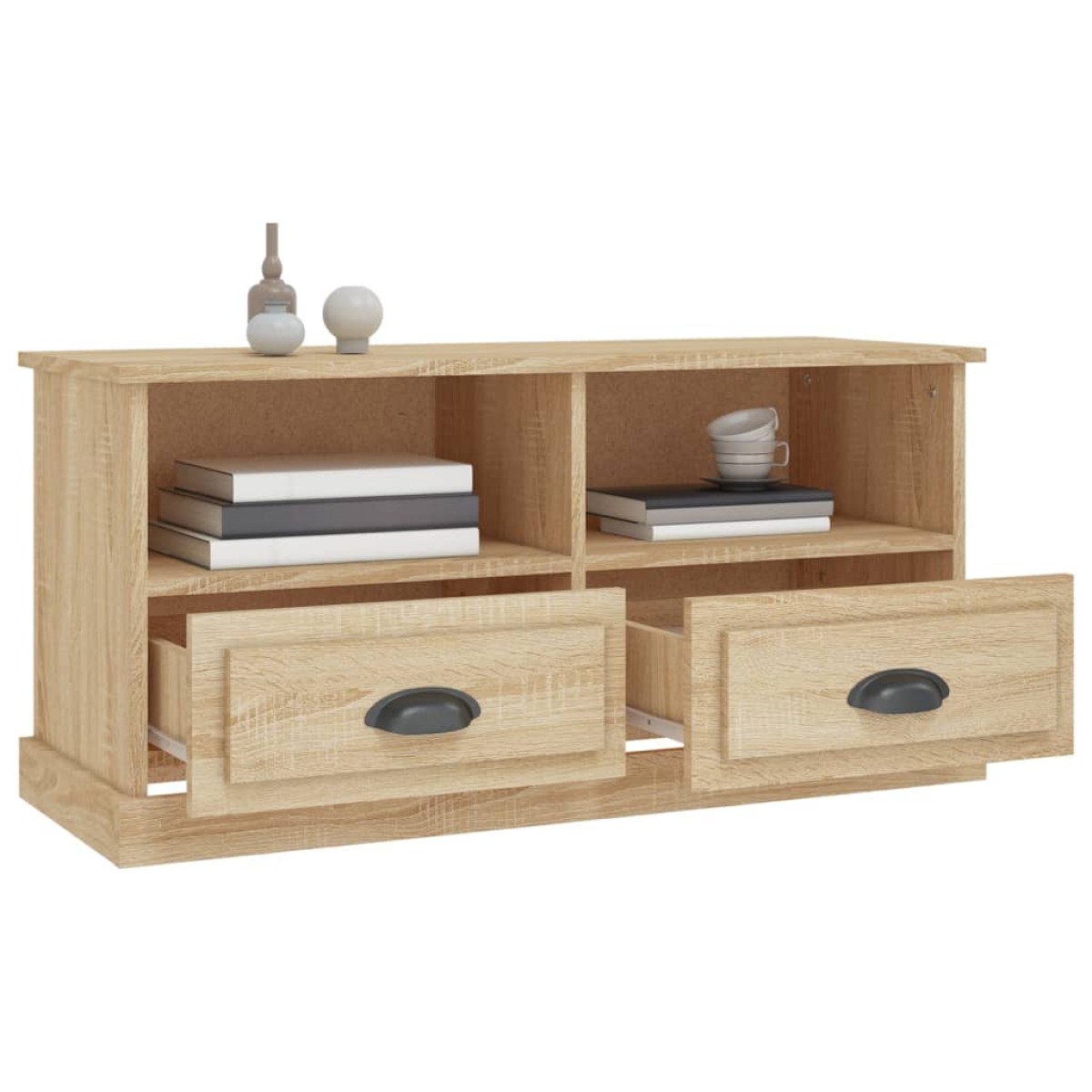 vidaXL Έπιπλο Τηλεόρασης Sonoma Δρυς 93x35,5x45 εκ. Επεξ. Ξύλο
