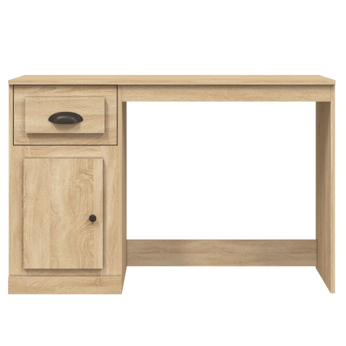 vidaXL Γραφείο με Συρτάρι Sonoma δρυς 115x50x75 εκ. Επεξεργασμένο Ξύλο