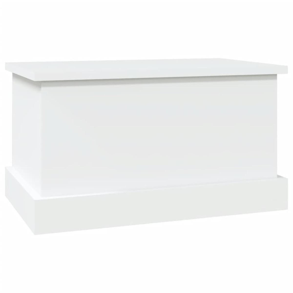 vidaXL Κουτί Αποθήκευσης Λευκό 50 x 30 x 28 εκ. από Επεξεργασμένο Ξύλο