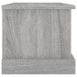 vidaXL Κουτί Αποθήκευσης Γκρι sonoma 50x30x28 εκ. Επεξεργασμένο Ξύλο