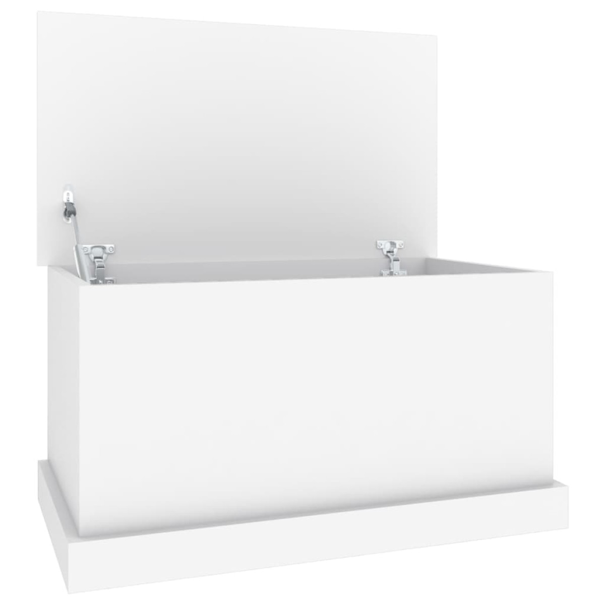 vidaXL Κουτί Αποθήκευσης Λευκό 70x40x38 εκ. Επεξεργασμένο Ξύλο