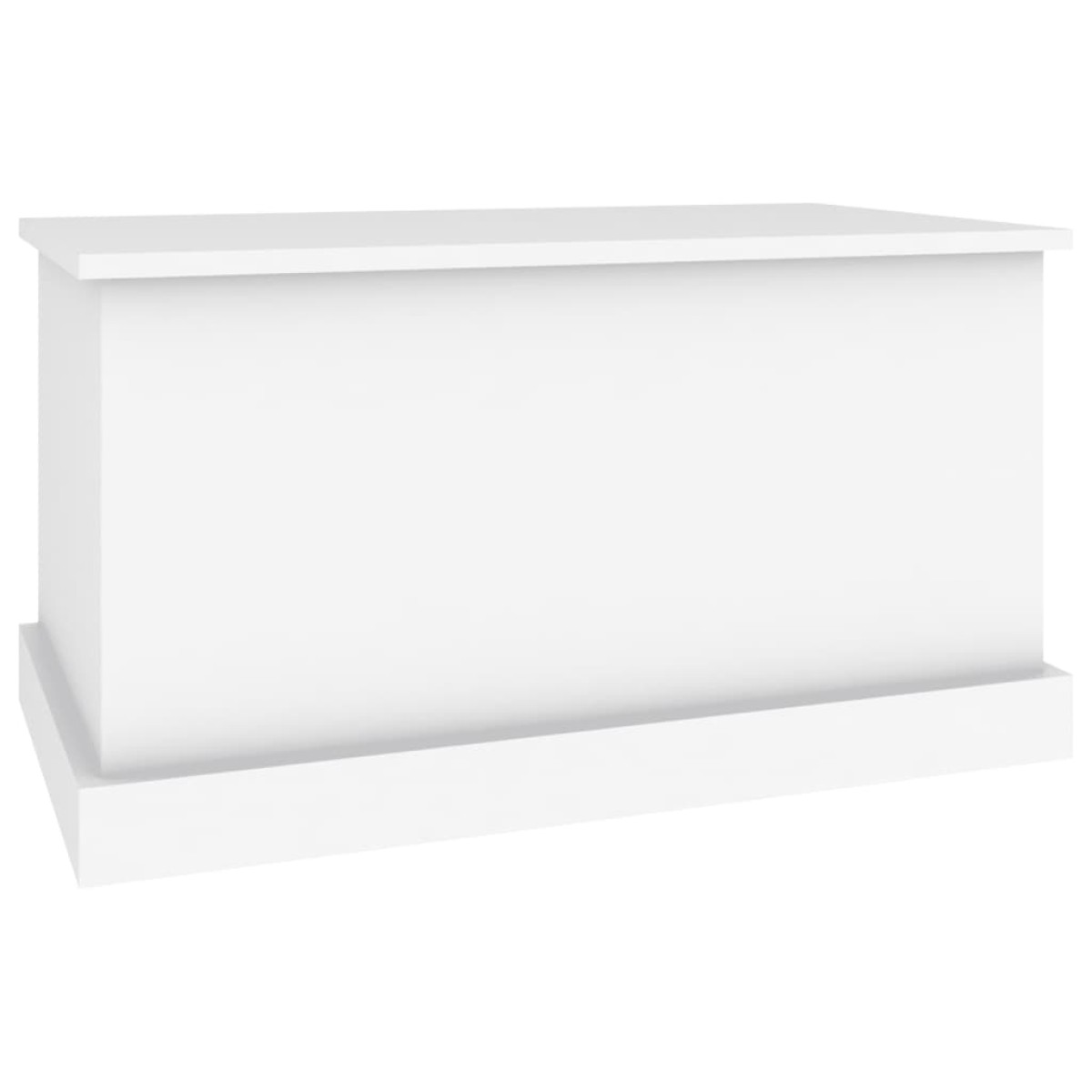 vidaXL Κουτί Αποθήκευσης Λευκό 70x40x38 εκ. Επεξεργασμένο Ξύλο