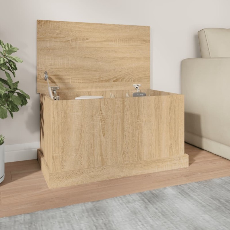vidaXL Κουτί Αποθήκευσης Sonoma Δρυς 70x40x38 εκ. από Τεχνητό Ξύλο