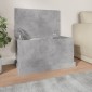 vidaXL Κουτί Αποθήκευσης Γκρι Σκυροδέματος 70x40x38 εκ. Επεξεργ. Ξύλο