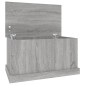 vidaXL Κουτί Αποθήκευσης Γκρι sonoma 70x40x38 εκ. Επεξεργασμένο Ξύλο