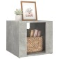 vidaXL Κομοδίνο Γκρι Σκυρ. 41x40x36 εκ. από Επεξεργασμένο Ξύλο