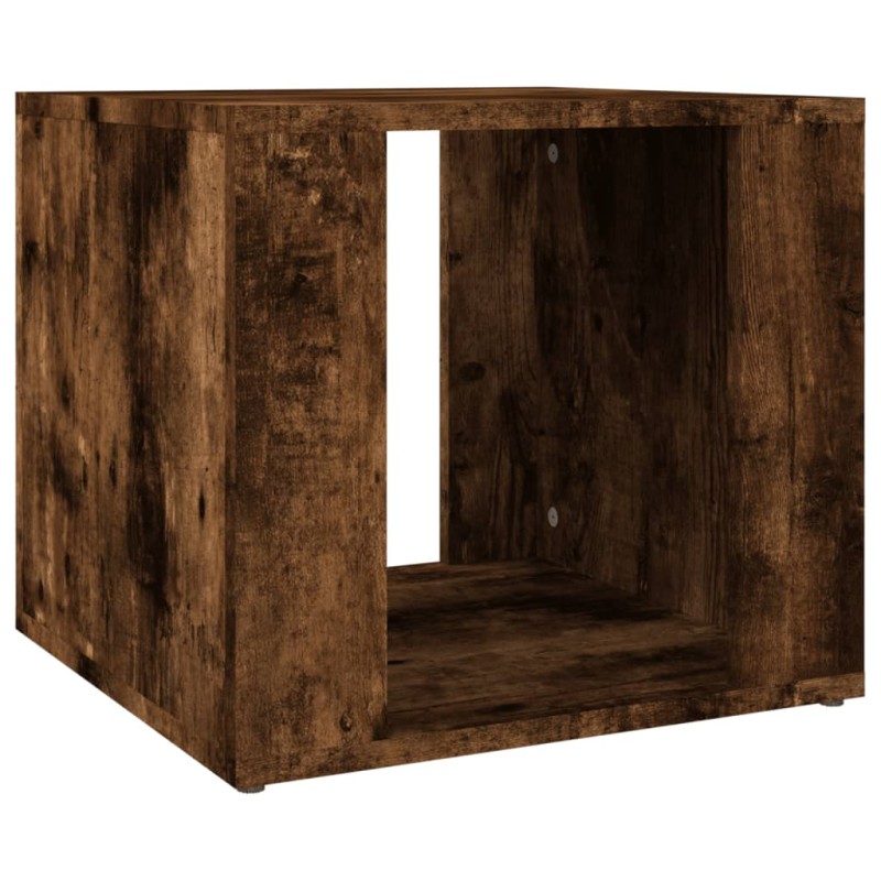 vidaXL Κομοδίνο Καπνιστή βελανιδιά 41x40x36 εκ. από Επεξεργασμένο Ξύλο