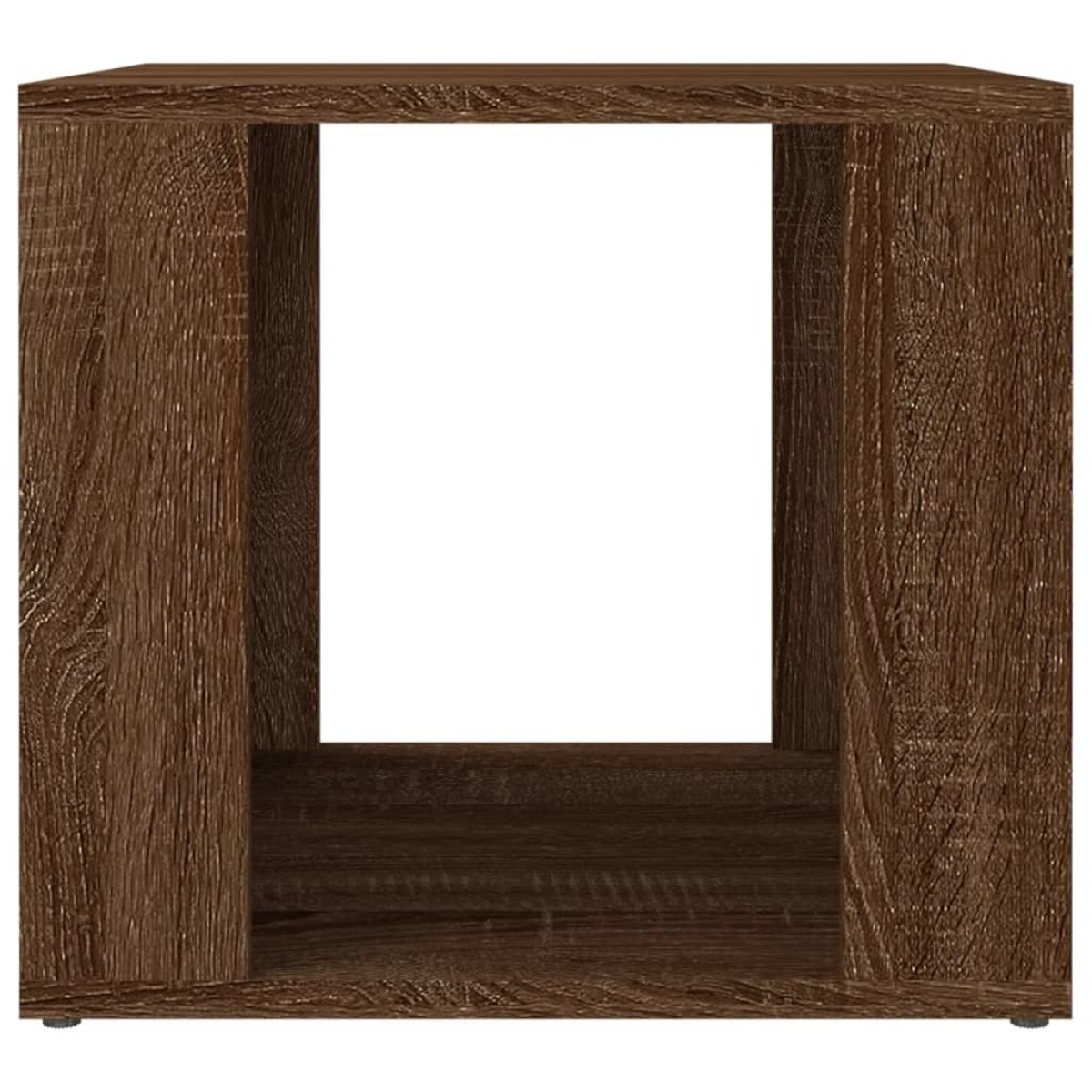 vidaXL Κομοδίνο Καπνιστή Δρυς 41x40x36 εκ. από Επεξεργασμένο Ξύλο