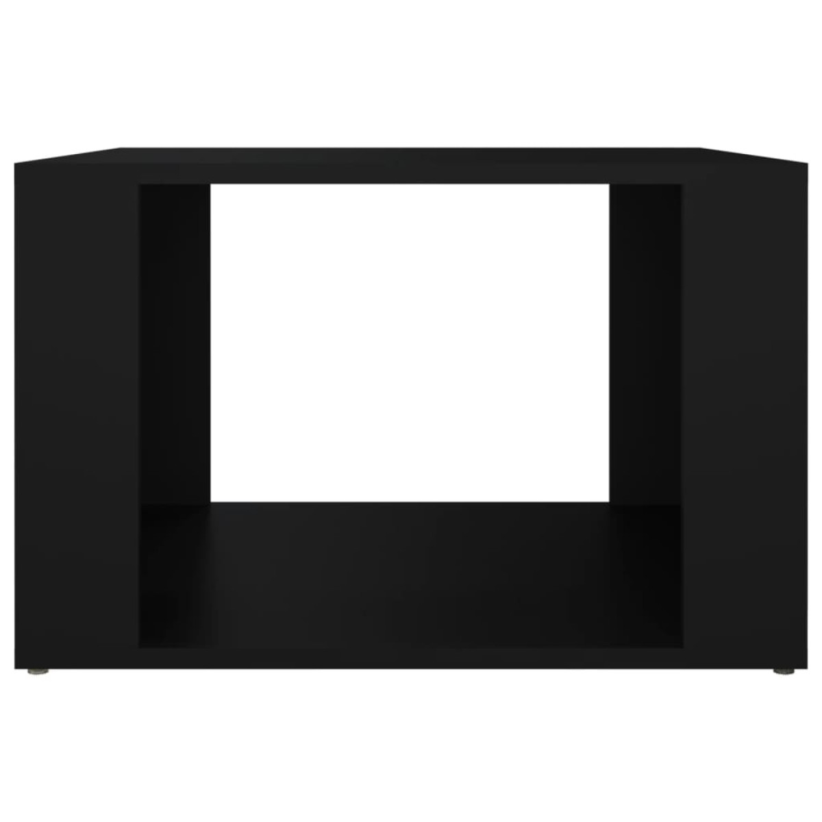 vidaXL Κομοδίνο Μαύρο 57x55x36 εκ. από Επεξεργασμένο Ξύλο