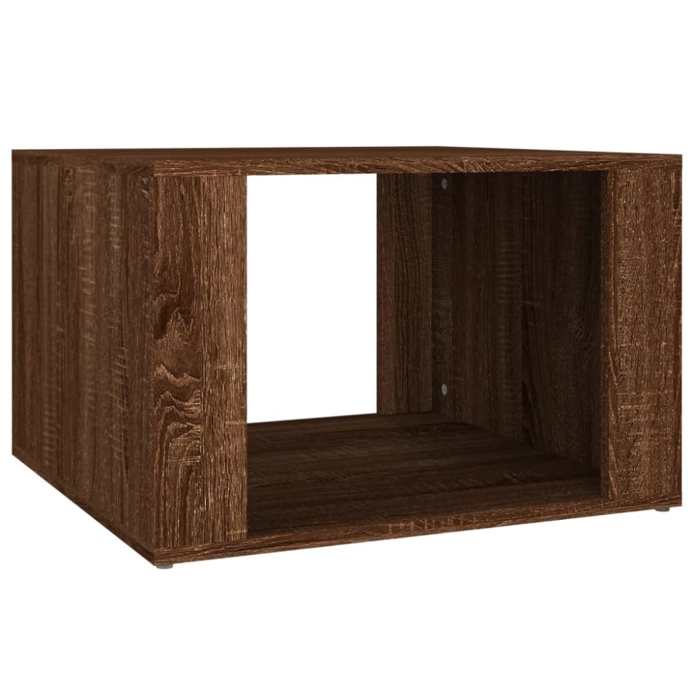 vidaXL Κομοδίνο Καπνιστή Δρυς 57x55x36 εκ. από Επεξεργασμένο Ξύλο