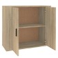 vidaXL Ντουλάπι Sonoma Δρυς 80x33x70 εκ. από Επεξεργασμένο Ξύλο