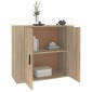 vidaXL Ντουλάπι Sonoma Δρυς 80x33x70 εκ. από Επεξεργασμένο Ξύλο