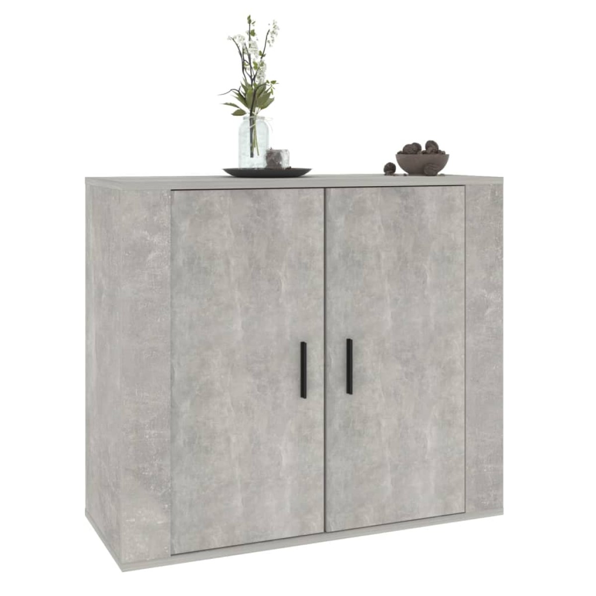 vidaXL Ντουλάπι Γκρι Σκυροδέματος 80x33x70 εκ. Επεξεργασμένο Ξύλο