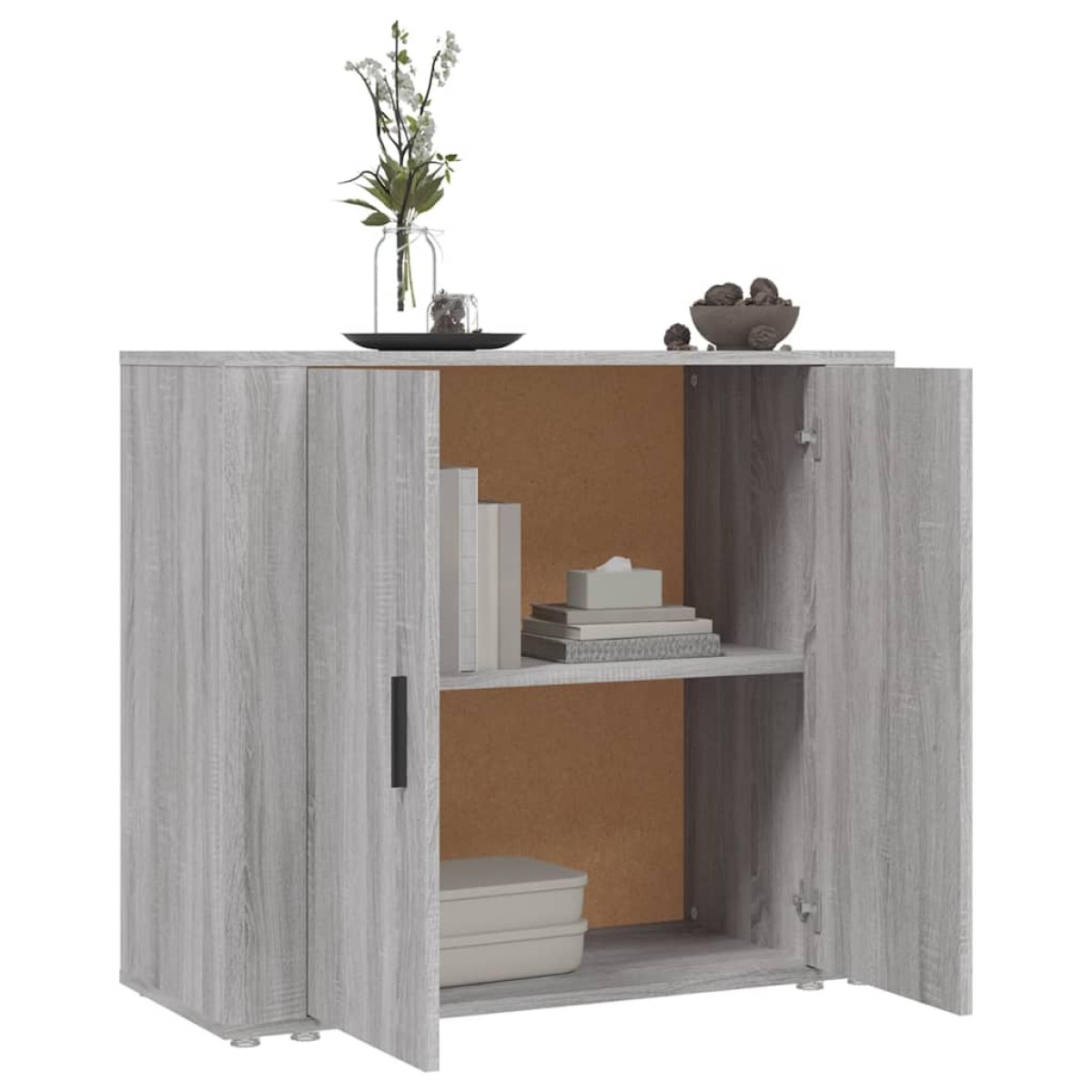 vidaXL Ντουλάπι Γκρι Sonoma 80x33x70 εκ. από Επεξεργασμένο Ξύλο