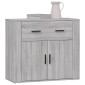 vidaXL Ντουλάπι Γκρι Sonoma 80x33x70 εκ. από Επεξεργασμένο Ξύλο