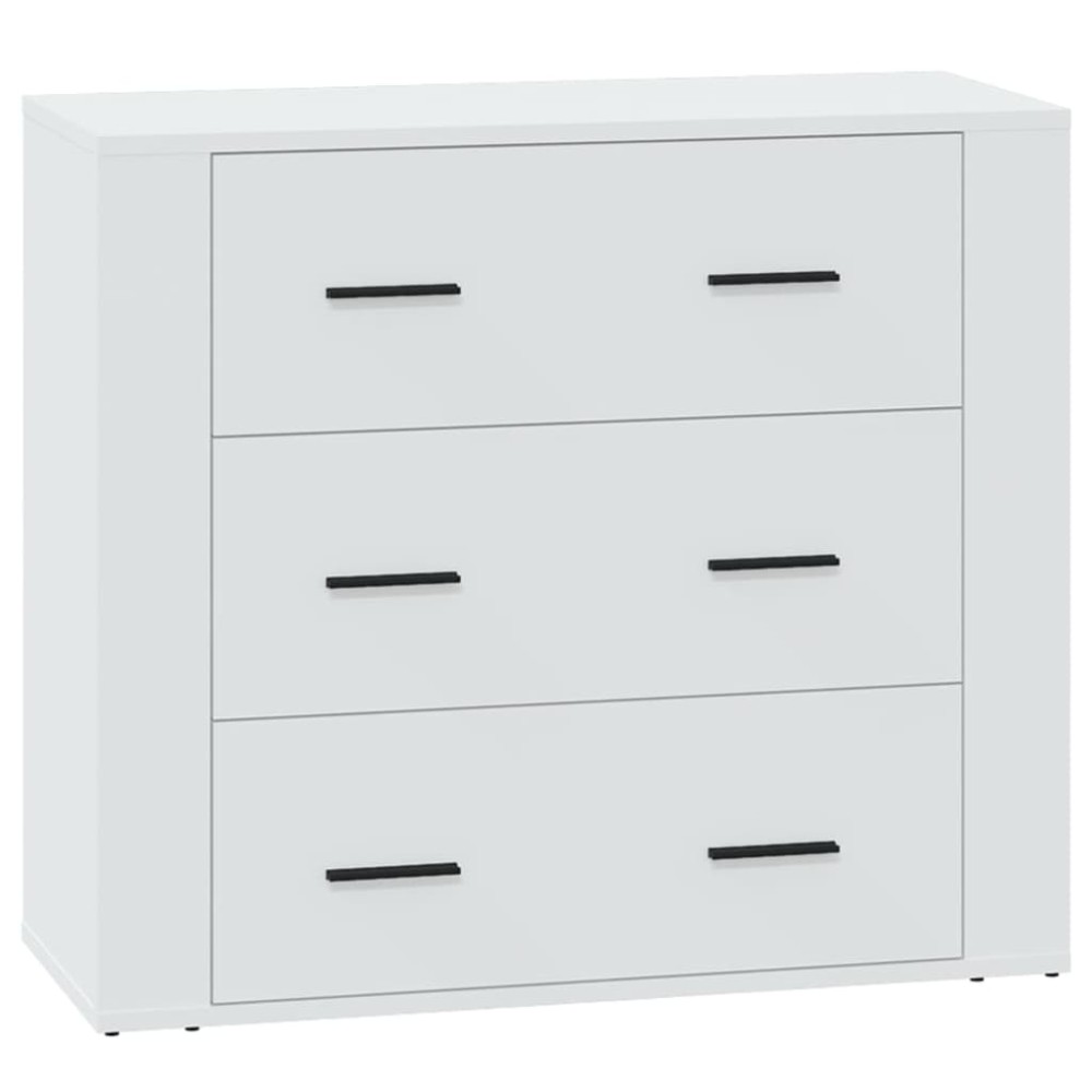 vidaXL Συρταριέρα Λευκή 80 x 33 x 70 εκ. από Επεξεργασμένο Ξύλο