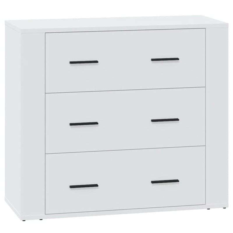vidaXL Συρταριέρα Λευκή 80 x 33 x 70 εκ. από Επεξεργασμένο Ξύλο