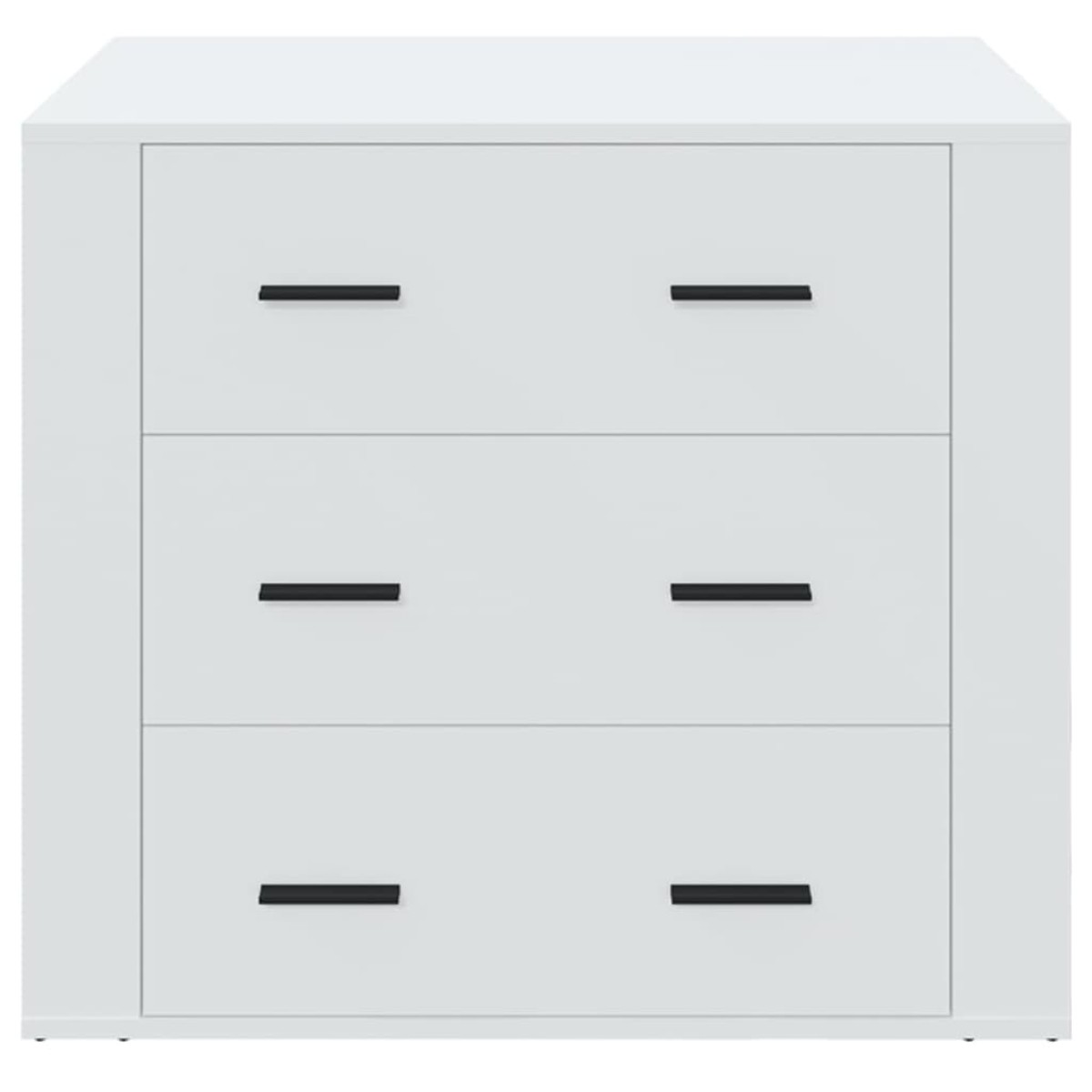 vidaXL Συρταριέρα Λευκή 80 x 33 x 70 εκ. από Επεξεργασμένο Ξύλο