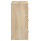vidaXL Ντουλάπι Sonoma Δρυς 80x33x70 εκ. από Επεξεργασμένο Ξύλο