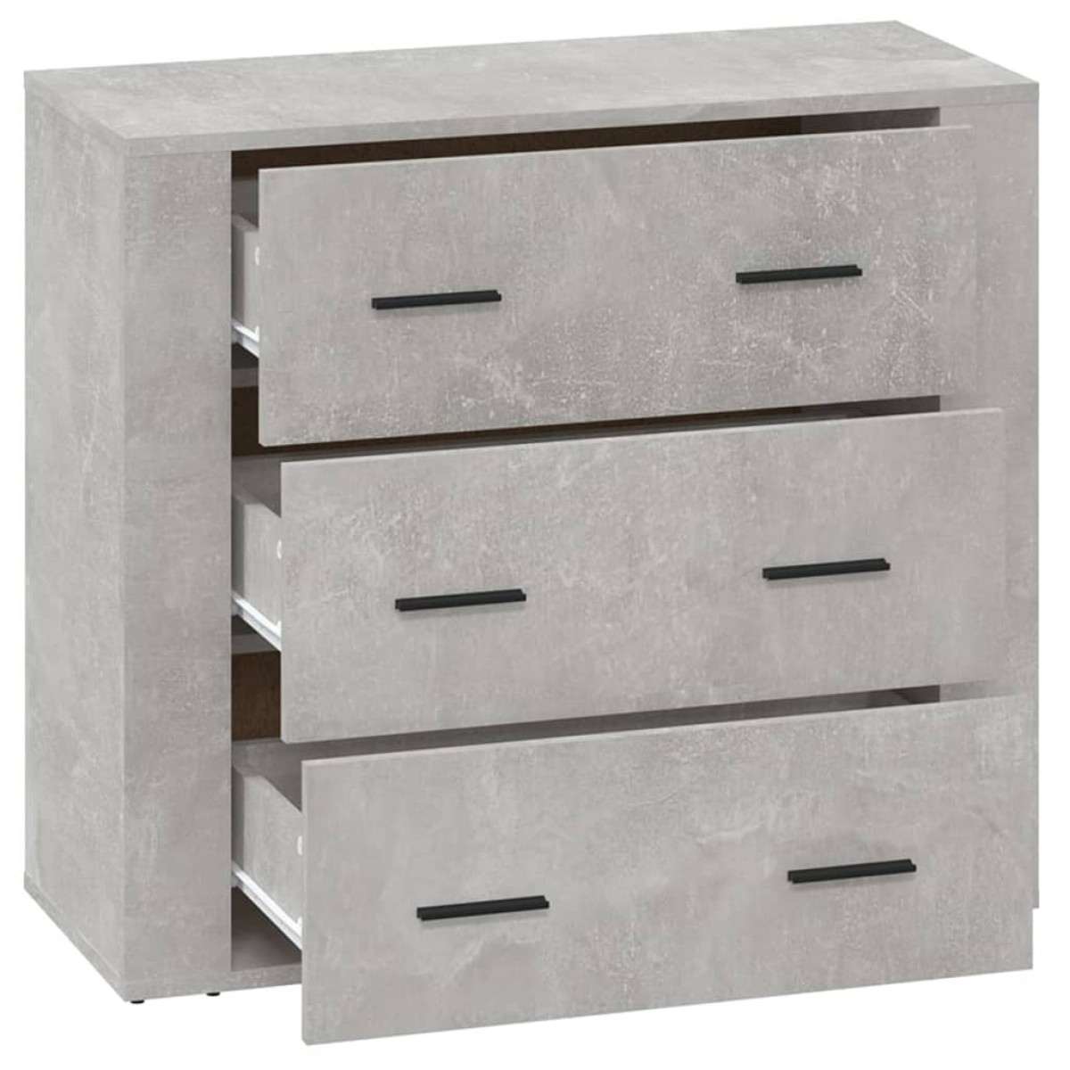 vidaXL Ντουλάπι Γκρι Σκυροδέματος 80x33x70 εκ. Επεξεργασμένο Ξύλο