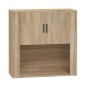 vidaXL Ντουλάπι Τοίχου Sonoma Δρυς 80x33x80 εκ. Επεξεργασμένο Ξύλο
