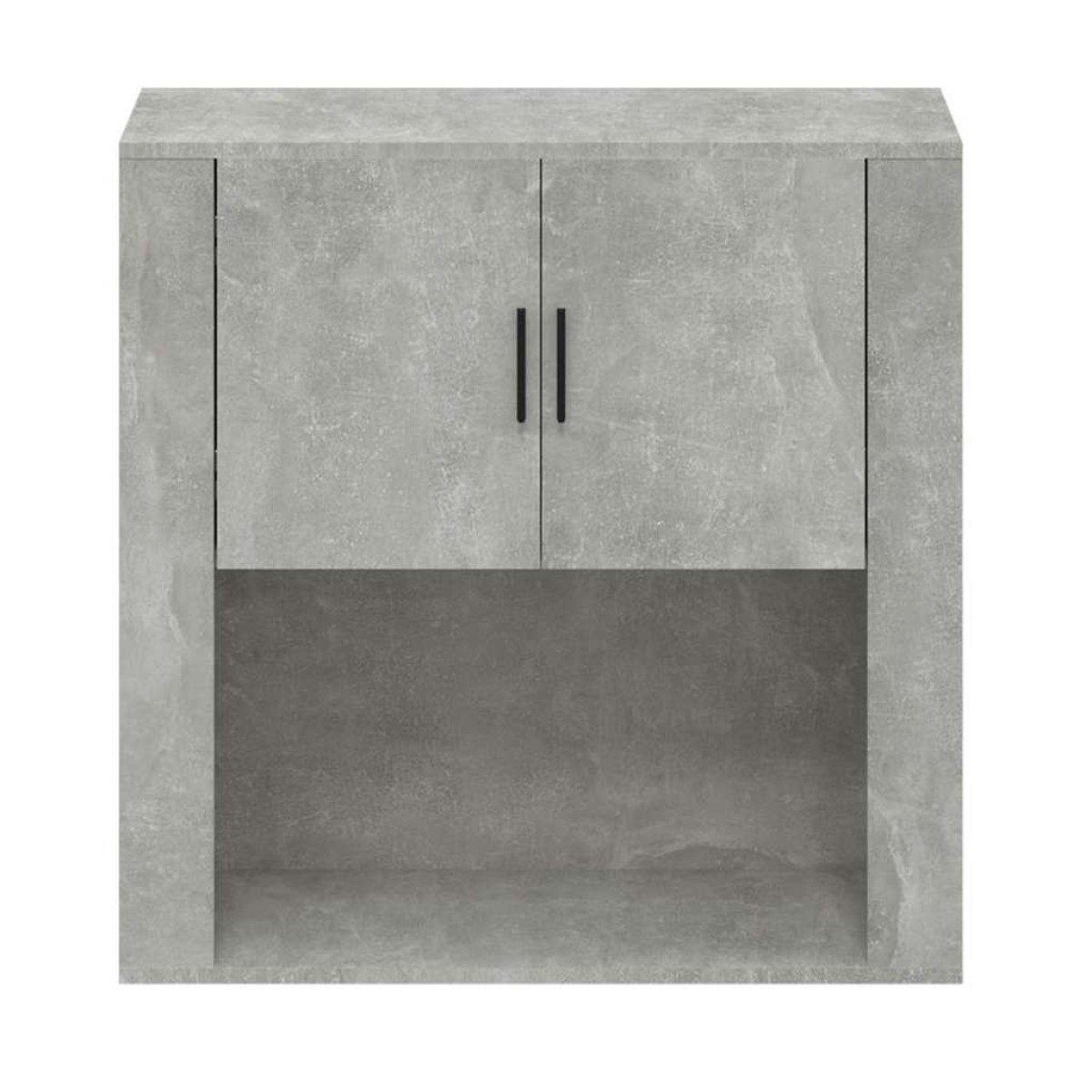 vidaXL Ντουλάπι Τοίχου Γκρι Σκυρ. 80x33x80 εκ. Επεξεργασμένο Ξύλο
