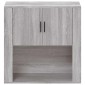 vidaXL Ντουλάπι Τοίχου Γκρι Sonoma 80x33x80 εκ. Επεξεργασμένο Ξύλο