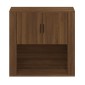vidaXL Ντουλάπι Τοίχου Καφέ Δρυς 80x33x80 εκ. Επεξεργασμένο Ξύλο