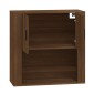 vidaXL Ντουλάπι Τοίχου Καφέ Δρυς 80x33x80 εκ. Επεξεργασμένο Ξύλο