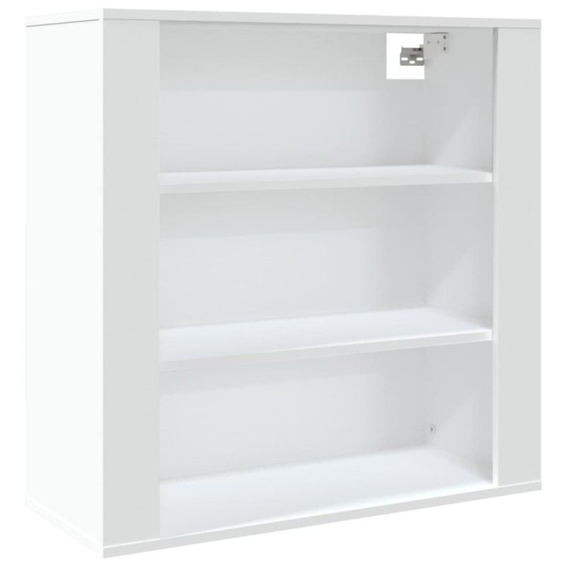 vidaXL Ντουλάπι Τοίχου Λευκό 80x33x80 εκ. από Επεξεργασμένο Ξύλο
