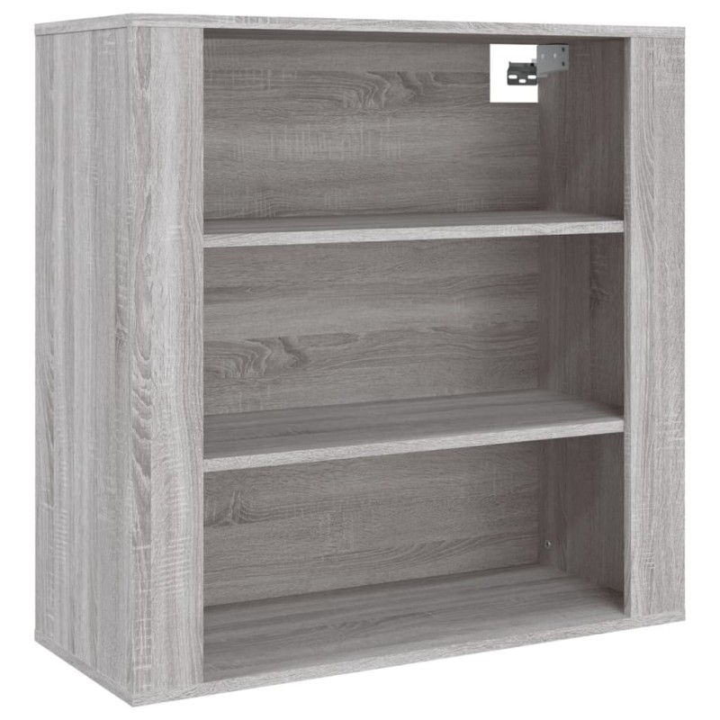 vidaXL Ντουλάπι Τοίχου Γκρι Sonoma 80x33x80 εκ. Επεξεργασμένο Ξύλο