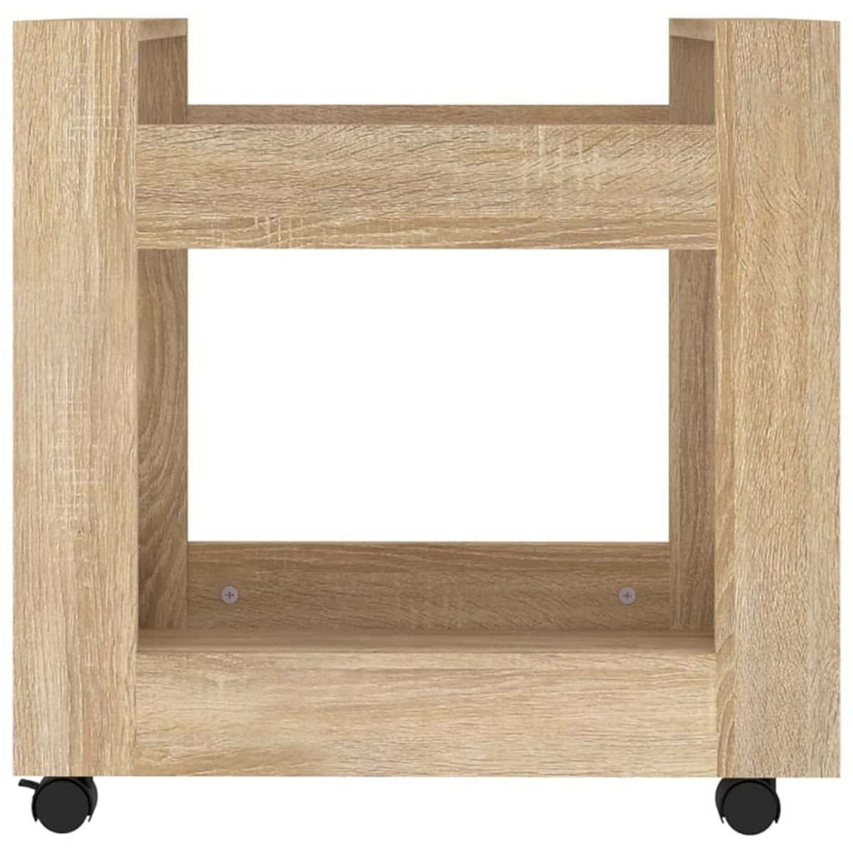 vidaXL Γραφείο Τρόλεϊ Sonoma Δρυς 60x45x60 εκ. από Επεξεργασμένο Ξύλο