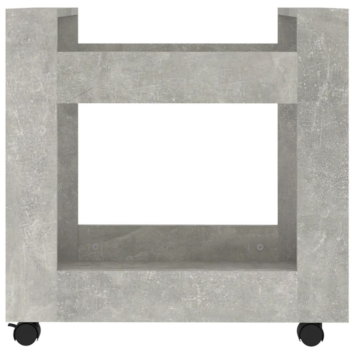 vidaXL Γραφείο Τρόλεϊ Γκρι Σκυρ. 60x45x60 εκ. από Επεξεργασμένο Ξύλο