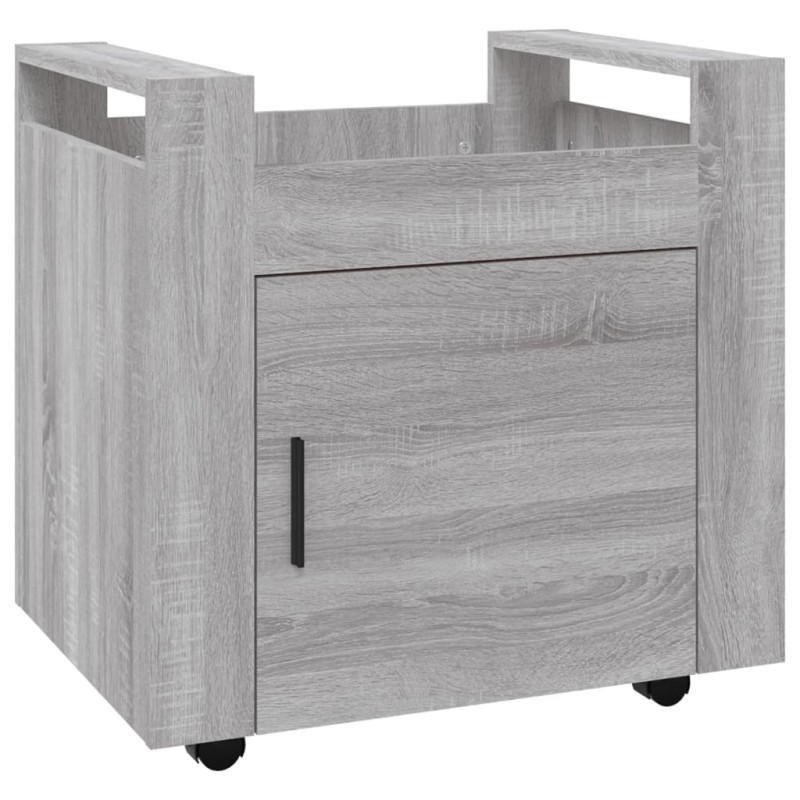 vidaXL Γραφείο Τρόλεϊ Sonoma Γκρι 60x45x60 εκ. από Επεξεργασμένο Ξύλο