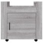 vidaXL Γραφείο Τρόλεϊ Sonoma Γκρι 60x45x60 εκ. από Επεξεργασμένο Ξύλο