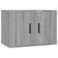 vidaXL Έπιπλα Τηλεόρασης Επιτοίχια Sonoma Δρυς 57x34,5x40 εκ