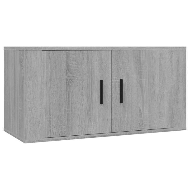 vidaXL Έπιπλα Τηλεόρασης Επιτοίχια Sonoma Δρυς 80x34,5x40 εκ
