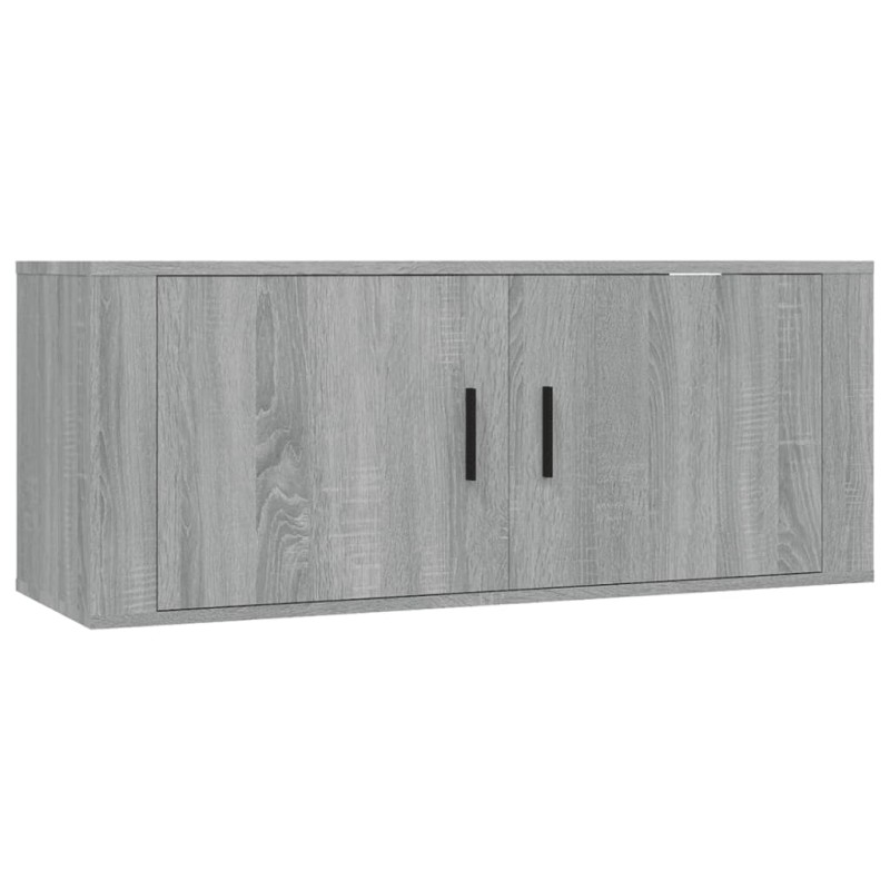 vidaXL Έπιπλα Τηλεόρασης Επιτοίχια Sonoma Δρυς 100x34,5x40 εκ