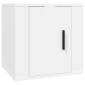 vidaXL Έπιπλο Τηλεόρασης Επιτοίχιο Λευκό 40x34,5x40 εκ.