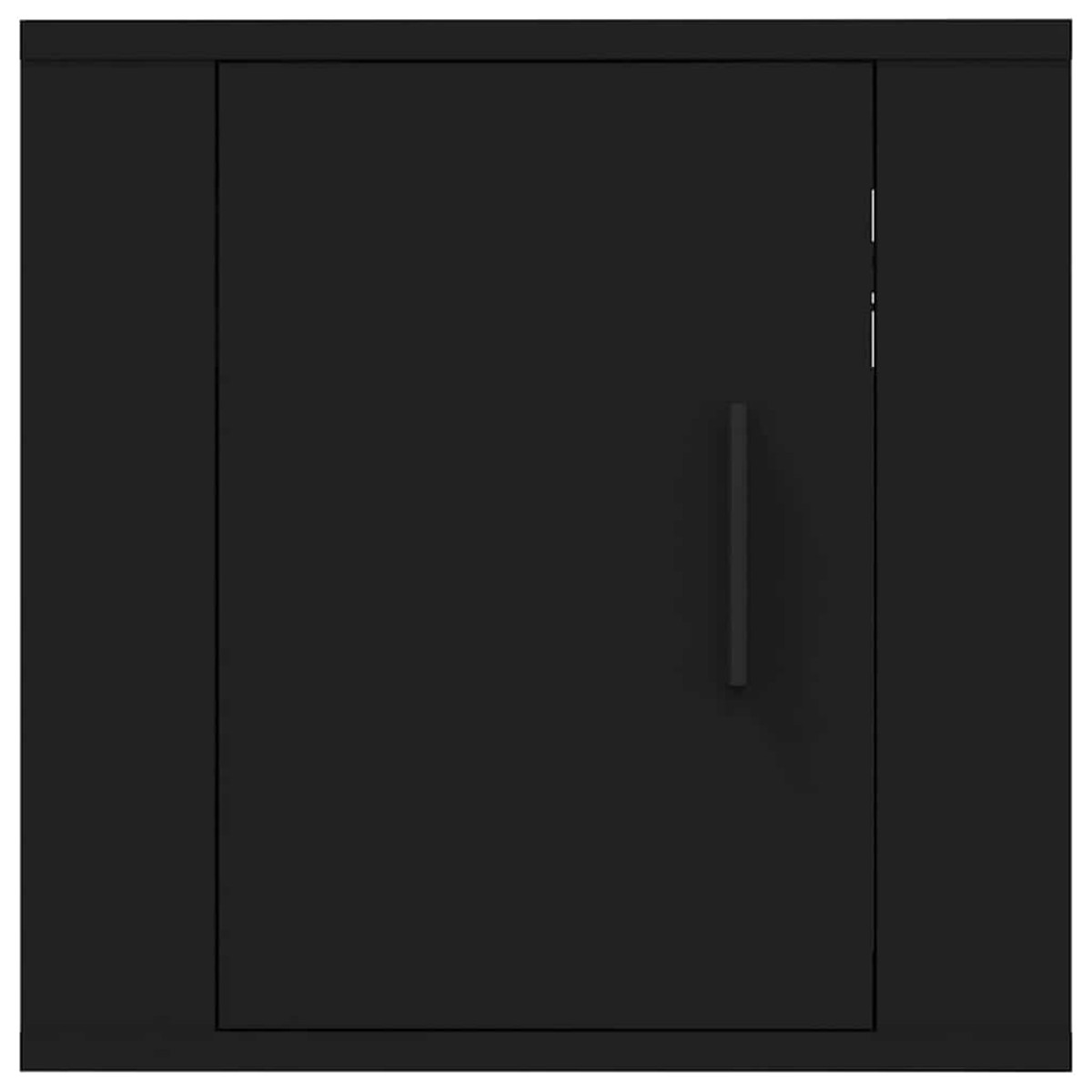 vidaXL Έπιπλο Τηλεόρασης Επιτοίχιο Μαύρο 40x34,5x40 εκ.